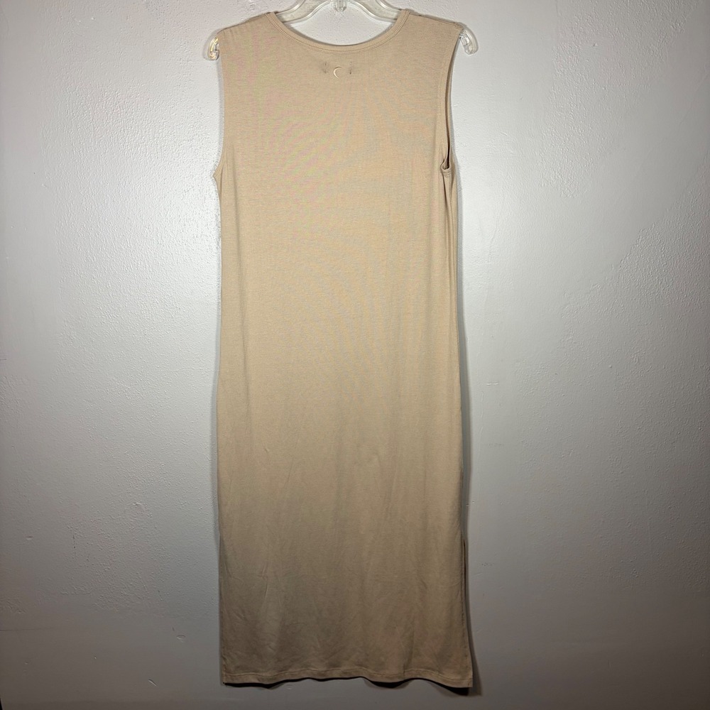 Zyia Active Warm Sand Monterrey Dress Sleeveless Midi Tan 6393S Mens S - Picture 2 of 10